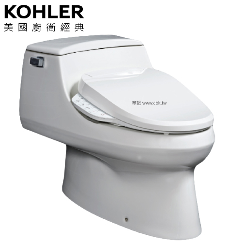 KOHLER San Raphael 五級旋風馬桶 K-3722T-HC-0 搭 C3-150電腦馬桶蓋(管路隱藏版) K-8297TW-HC-0  |馬桶|馬桶