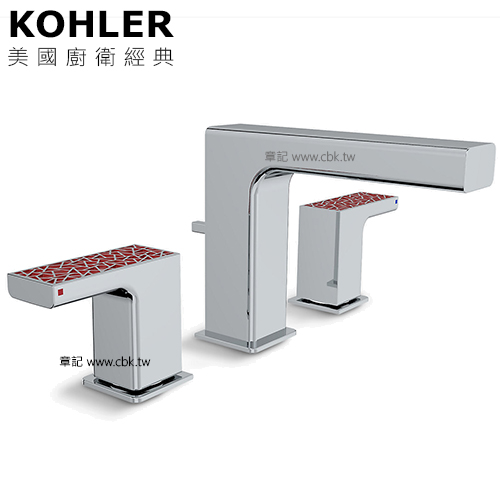 KOHLER Strayt 三件式臉盆龍頭 K-37331T-4DPR-CP 