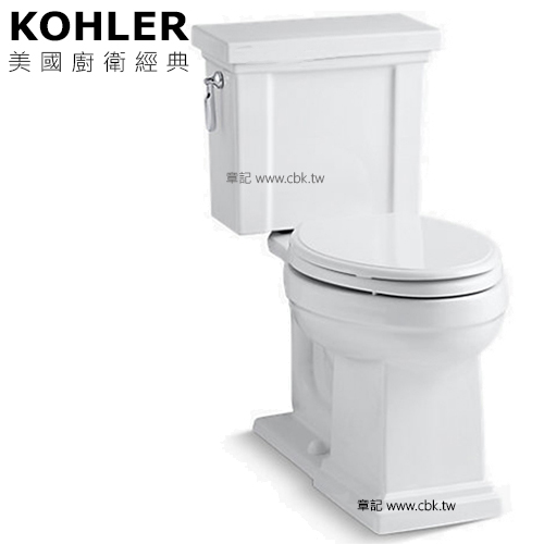 KOHLER Tresham 五級旋風省水馬桶 K-3950-0  |浴室配件|牙刷杯架
