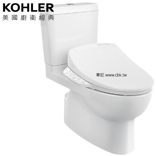 KOHLER Reach 五級旋風分體馬桶 K-3991K-S-0 搭 C3-150電腦馬桶蓋(管路隱藏版) K-8297TW-HC-0 