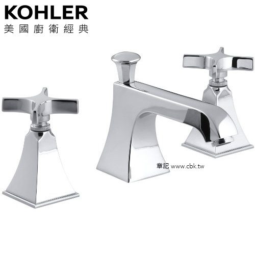 KOHLER Memoirs 三件式十字臉盆龍頭 K-454T-3S-CP  |面盆 . 浴櫃|面盆龍頭