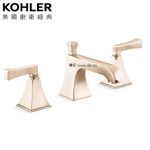 KOHLER Memoirs 三件式臉盆龍頭(法蘭金) K-454T-4V-AF  |面盆 . 浴櫃|面盆龍頭