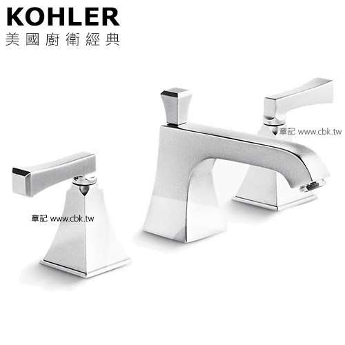 KOHLER Memoirs 三件式臉盆龍頭 K-454T-4V-CP  |面盆 . 浴櫃|面盆龍頭