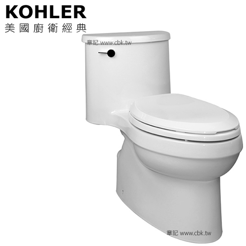 KOHLER Adair 五級旋風單體馬桶 K-5171K-CM-0  |浴室配件|馬桶刷架