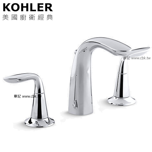 KOHLER Refinia 三件式臉盆龍頭 K-5317-4-CP  |面盆 . 浴櫃|面盆龍頭