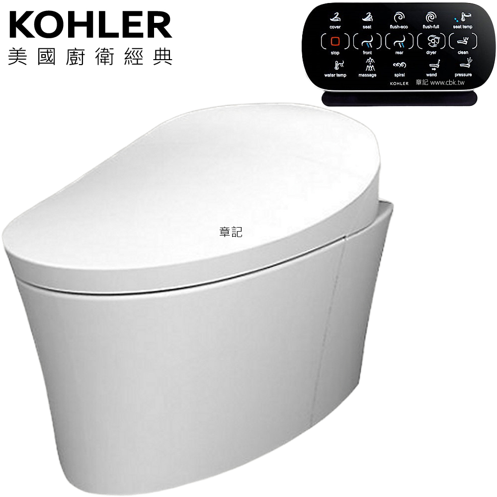 KOHLER Veil 壁掛式智慧馬桶 K-5402TW-0 (全省免運費)