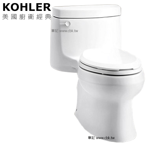 KOHLER Cimarron 五級旋風省水馬桶 K-5697T-C-0  |面盆 . 浴櫃|面盆