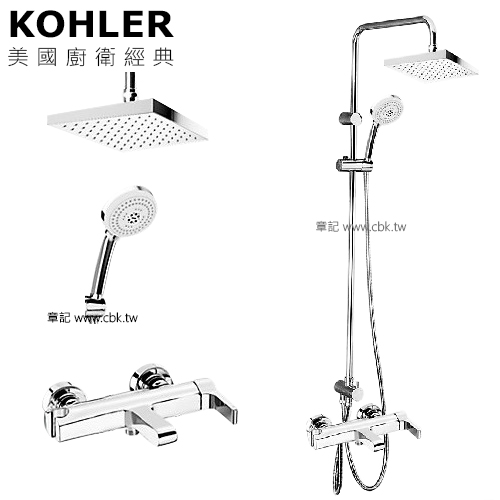 KOHLER Singulier 淋浴柱 K-72672T-C4-CP  |浴室配件|烘手機