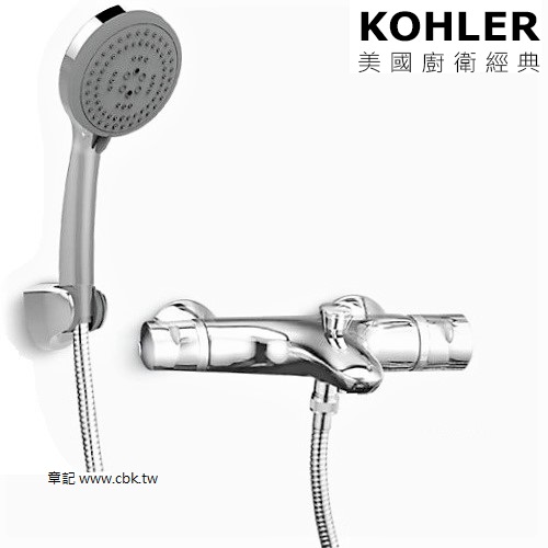 KOHLER Eco 恆溫沐浴龍頭 K-72683T-7-CP  |浴缸|浴缸龍頭
