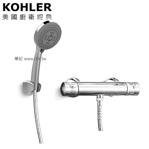 KOHLER Eco 恆溫沐浴龍頭 K-72684T-7-CP  |浴室配件|浴巾環 | 衣鉤