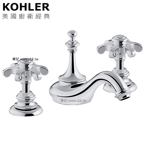 KOHLER Artifacts 三件式臉盆龍頭 K-72758T-CP_K-98068T-3M-CP  |面盆 . 浴櫃|面盆龍頭