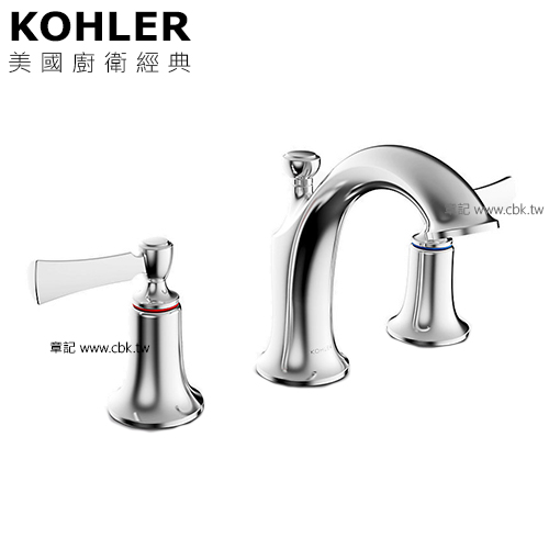 KOHLER Elliston 三件式臉盆龍頭 K-72781T-4-CP 