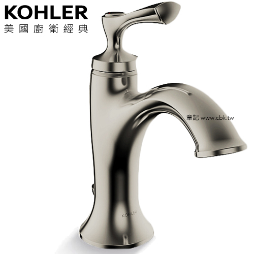 KOHLER Elliston 臉盆龍頭(羅曼銀) K-72782T-4-BN  |面盆 . 浴櫃|面盆龍頭