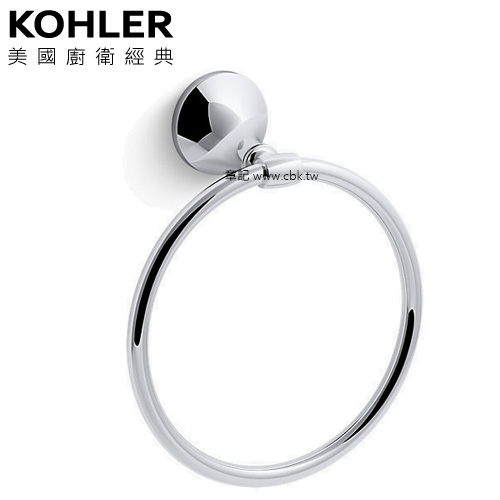 KOHLER Elliston 毛巾環 K-72786T-CP  |浴室配件|香皂架