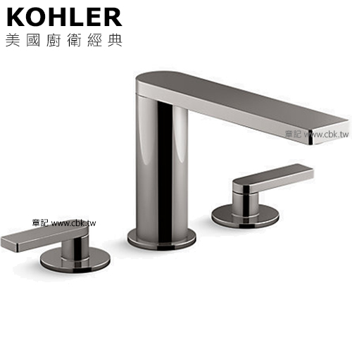 KOHLER Composed 三件式臉盆龍頭(鈦空銀) K-73060T-4-TT 