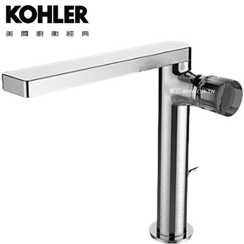 KOHLER Composed 高腳臉盆龍頭(水墨黑把手) K-73159T-7GCH-TT 