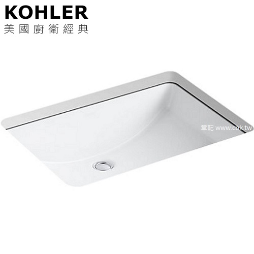 KOHLER Ladena 下嵌檯面盆(68.6cm) K-76509K-0  |面盆 . 浴櫃|檯面盆