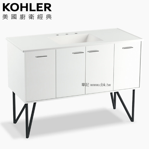 KOHLER Jute 四門浴櫃(120cm) K-77123T-0_K-96017T-8-G81  |面盆 . 浴櫃|浴櫃