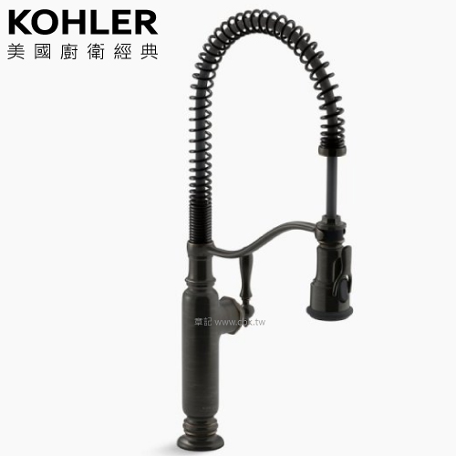 KOHLER Tournant 伸縮廚房龍頭 K-77515-2BZ  |面盆 . 浴櫃|面盆