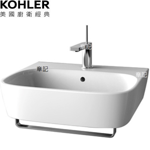 ★ 經銷精選優惠 ★ KOHLER ModernLife 壁掛式面盆(55cm) K-77769K-1-0  |面盆 . 浴櫃|面盆