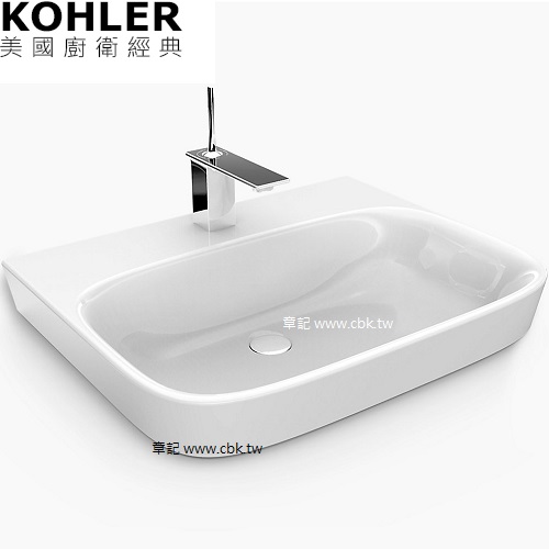 KOHLER ModernLife 檯面盆(59.8cm) K-77761T-1-0  |面盆 . 浴櫃|檯面盆