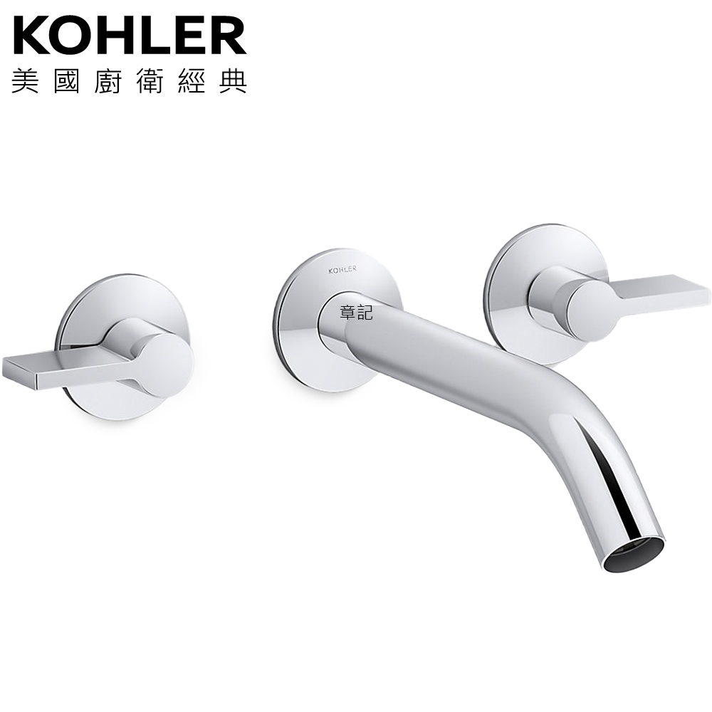 KOHLER Components 附牆浴缸龍頭含預埋軸心 K-78014T-4-CP 