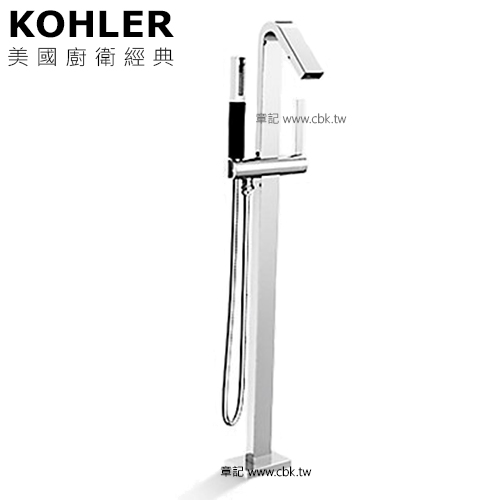 KOHLER Loure 落地式浴缸龍頭 K-8147T-4-CP  |SPA淋浴設備|浴缸龍頭