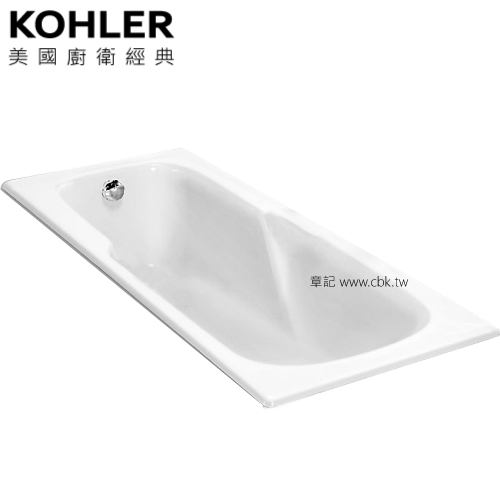 KOHLER Prelude 鑄鐵浴缸(150cm) K-8266T-0  |瓦斯爐 . 電爐|檯面式瓦斯爐
