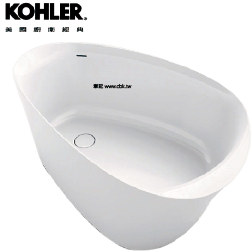 KOHLER Veil 綺美石浴缸(165cm) K-8331T-0  |浴缸|浴缸