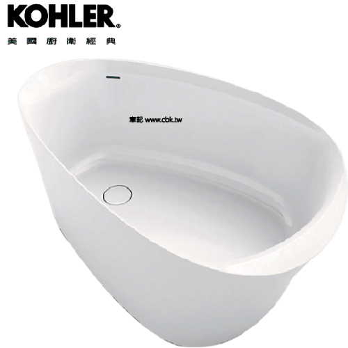 KOHLER Veil 綺美石浴缸(165cm) K-8331T-0 