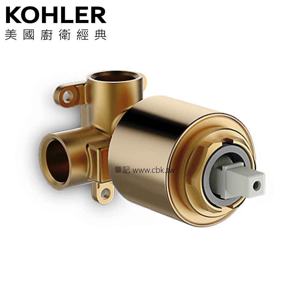 KOHLER 附牆淋浴閥芯(法蘭金) K-880T-B-AF  |廚具及配件|五金配件
