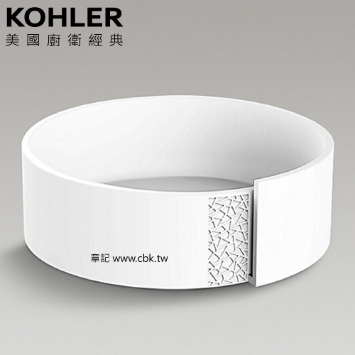 KOHLER Affetto 鑄鐵獨立盆(42cm) K-9340T-0  |面盆 . 浴櫃|檯面盆