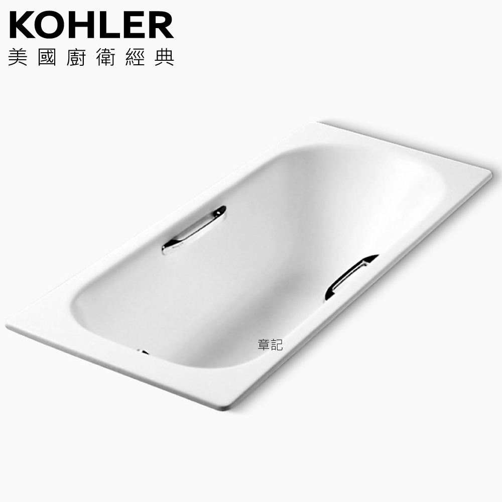 KOHLER Soissons 鑄鐵浴缸(170cm) K-940T-GR-0  |廚具及配件|水槽