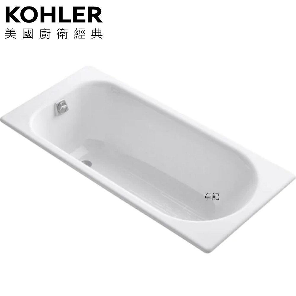 KOHLER Soissons 鑄鐵浴缸(150cm) K-941T-0  |明鏡 . 鏡櫃|鏡櫃