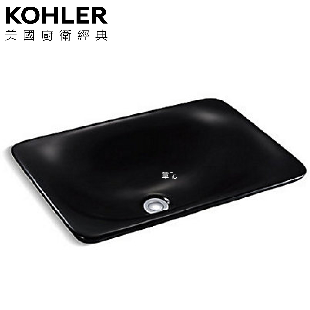 KOHLER Carillon 上嵌檯面盆(53.3cm) K-96117T-HB1 