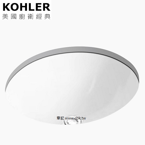 KOHLER Chalice 下嵌檯面盆(46cm) K-97012T-0  |面盆 . 浴櫃|檯面盆