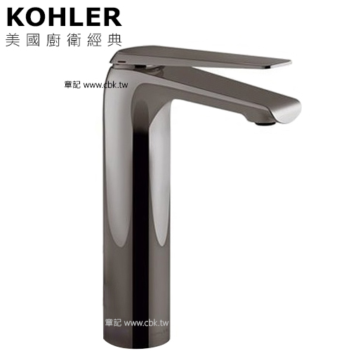 KOHLER Avid 高腳臉盆龍頭(鈦空銀) K-97347T-4-TT  |面盆 . 浴櫃|面盆龍頭