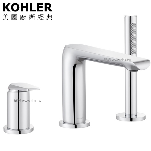 KOHLER Avid 缸上型龍頭 K-97360T-4-CP 