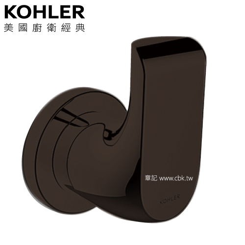 KOHLER Avid 單衣鉤(原質黑) K-97499T-2BL  |浴室配件|牙刷杯架