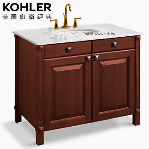 KOHLER Bristol 浴櫃盆組(104cm) K-98002T-DBC 
