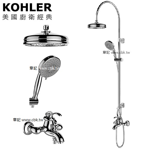 KOHLER Fairfax 淋浴柱 K-98418T-D4-CP  |SPA淋浴設備|淋浴柱