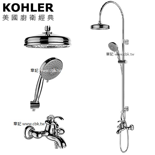 KOHLER Fairfax 淋浴柱 K-98418T-D4-CP 