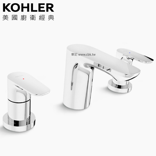 KOHLER Aleo 三件式臉盆龍頭 K-98867T-4-CP  |面盆 . 浴櫃|面盆龍頭