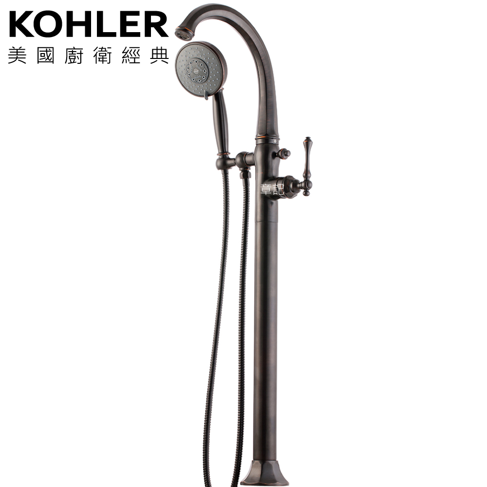 KOHLER Kelston 落地式浴缸龍頭(含預埋軸心) K-99097T-B4-2BZ  |浴缸|浴缸龍頭