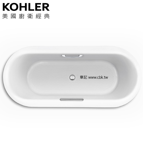 KOHLER Volute 鑄鐵浴缸(160cm) K-99312T-GR-0 