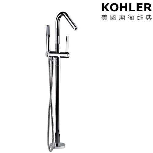 KOHLER Stillness 落地式浴缸龍頭含軸心 K-994T-C4-CP  |SPA淋浴設備|浴缸龍頭