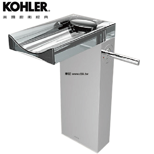 KOHLER Beitou 超高腳臉盆龍頭(黛石青) K-99857T-4-CP  |廚房家電|冰箱、紅酒櫃