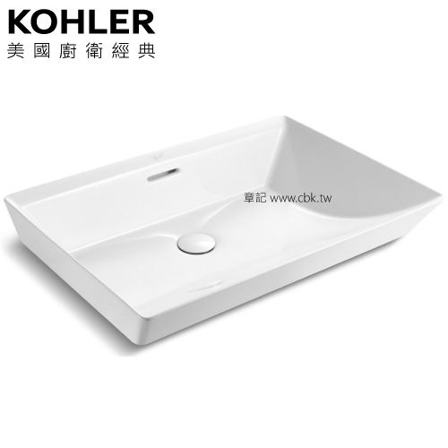 KOHLER Brazn 檯面盆(58.4cm) K-EX21060T-0  |面盆 . 浴櫃|檯面盆