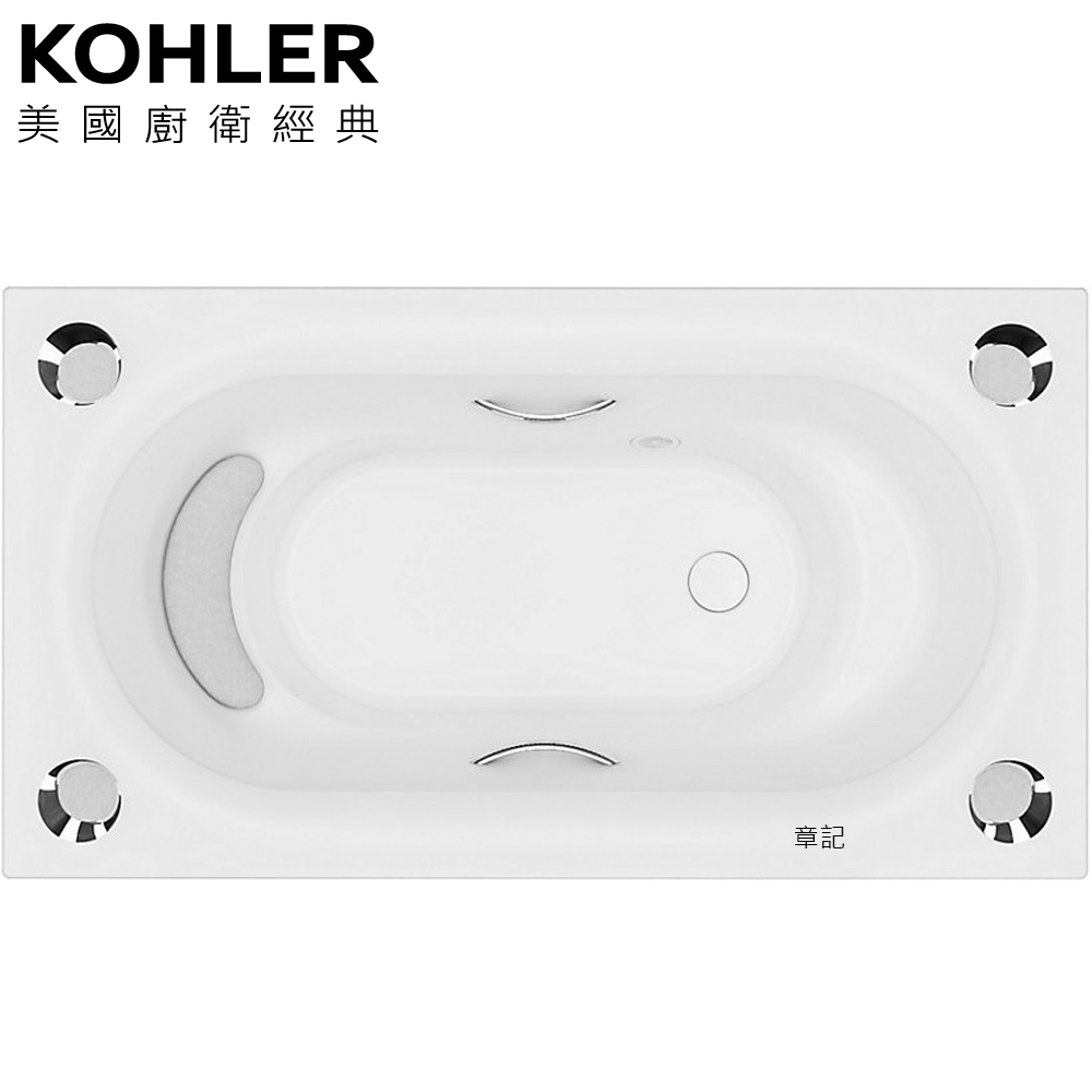 KOHLER FOUNTAINHEAD 2.0 音波震動按摩浴缸(220cm) K-EX24430T-XVBW-0