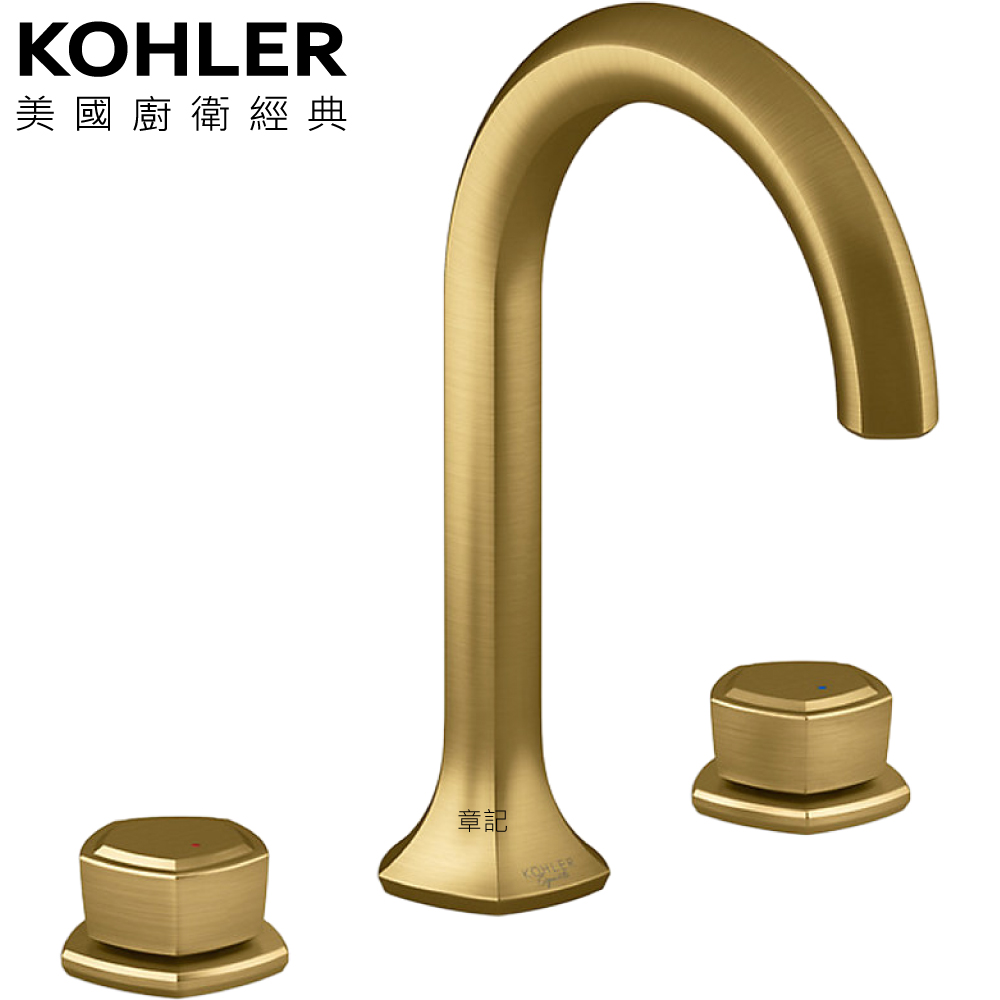 KOHLER Occasion 三件式臉盆龍頭(摩登金) K-EX27100T-9-2MB  |排油煙機|歐化排油煙機